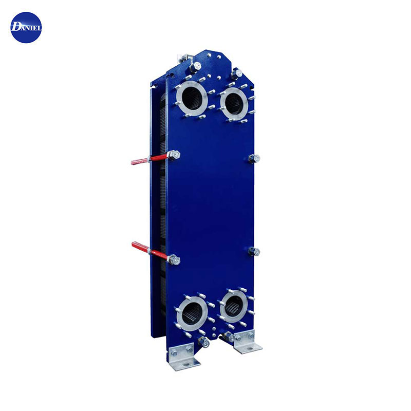 Gasket Kolam Renang Air Laut Stainless Steel Titanium Peralatan Renang Pelat Penukar Panas