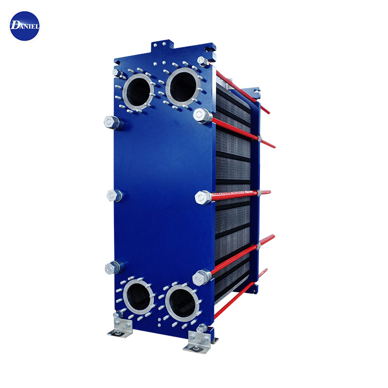 Plate Heat Exchanger Untuk Freon Air Air Compressor Oil Cooler Epdm Gasket S7