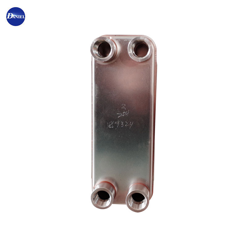 Penukar Panas Plat Stainless Steel Brazed Untuk Pertukaran Panas Cair