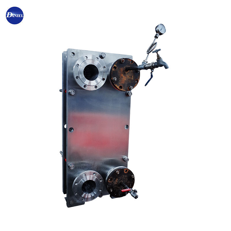 Penukar Panas Piring Stainless Steel Tingkat Makanan Bir Anggur
